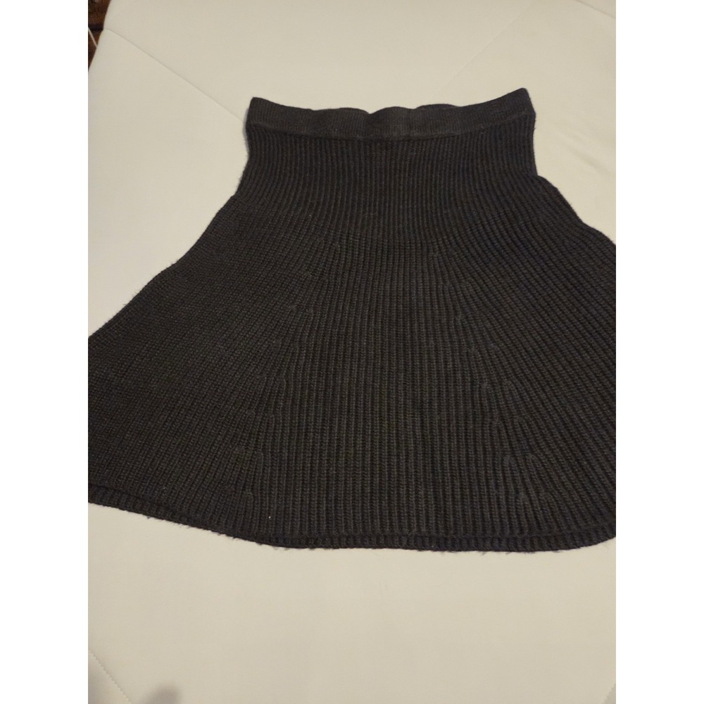 HOUSE OF HARLOW 1960 Women's Medium Black crochet knit midi skirt
